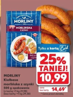 Kiełbasa morlińska promocja w Kaufland