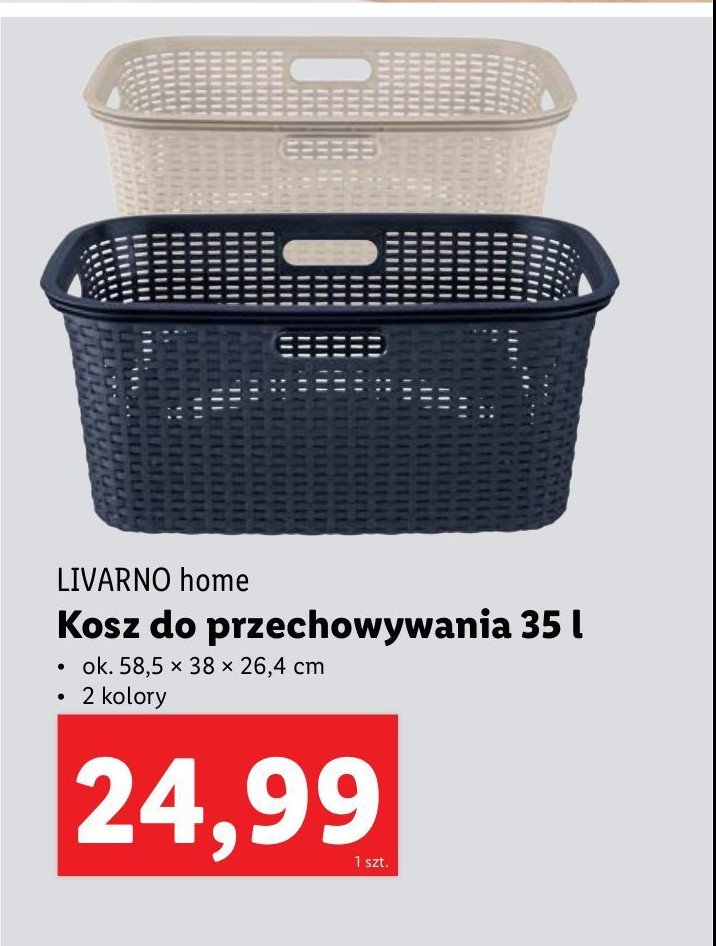 Kosz 35 l LIVARNO HOME promocja