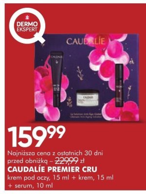 CAUDALIE PREMIER CRU krem pod oczy 15 ml + krem 15 ml + serum 10 ml promocja w Super-Pharm
