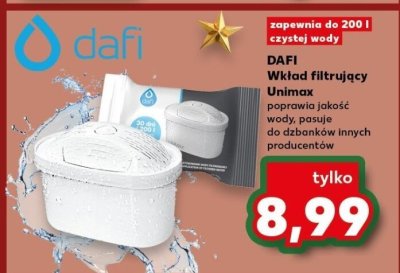 Wkład filtracyjny Dafi Unimax promocja w Kaufland