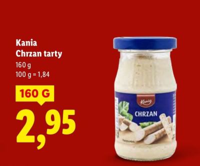 Chrzan tarty Kania promocja w Lidl
