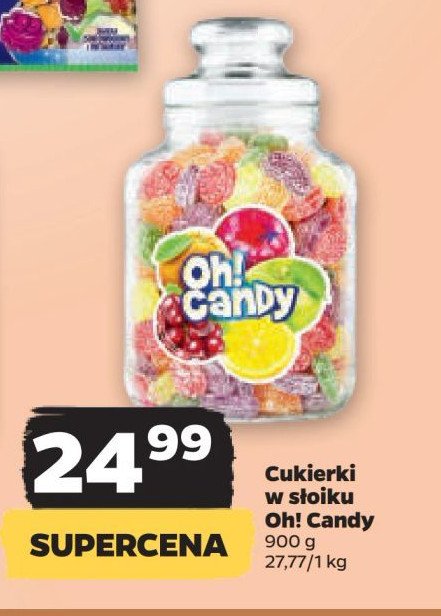 Cukierki kandyzowane o smaku owocowym Oh! candy promocja