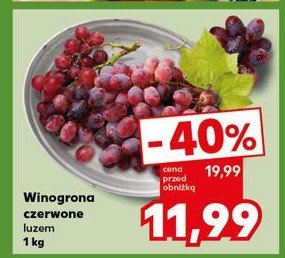 Winogrona czerwone promocja