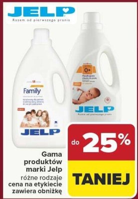Gama produktów marki Jelp różne rodzaje promocja w Carrefour