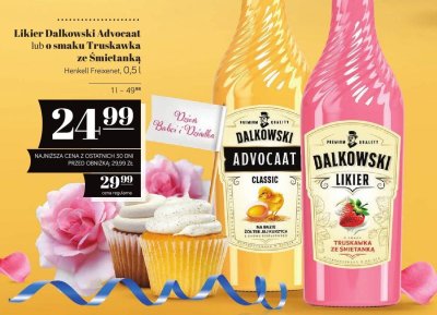 Likier Truskawka ze Śmietanką 0,5l promocja w POLOmarket