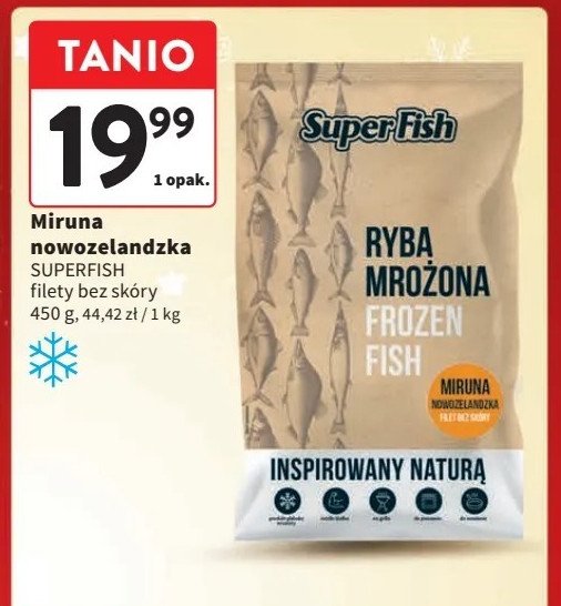 Miruna nowozelandzka filet bez skóry Superfish promocja