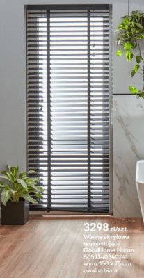 Wanna akrylowa wolnostojąca GoodHome Huron promocja w Castorama