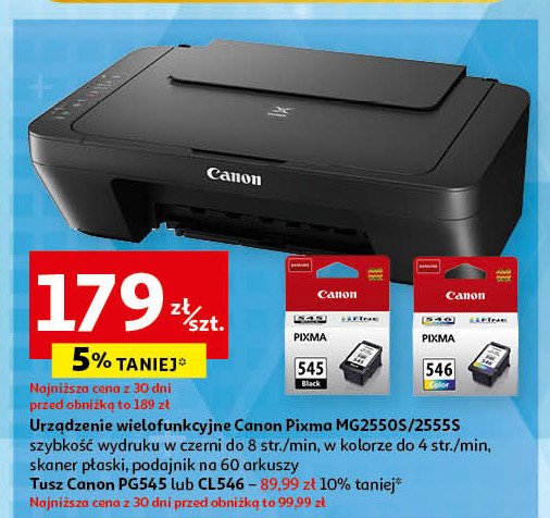 Urządzenie wielofunkcyjne mg2555s Canon promocja w Auchan