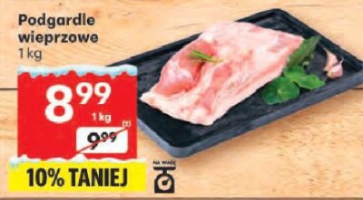 Podgardle wieprzowe promocja w Delikatesy Centrum