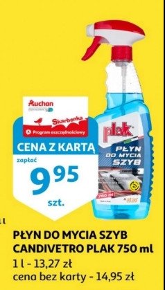 Spray candivetro czyste szyby Plak promocja