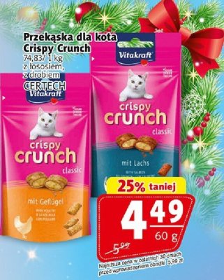 Przekąska dla kota Crispy Crunch Vitakraft promocja w Prim Market