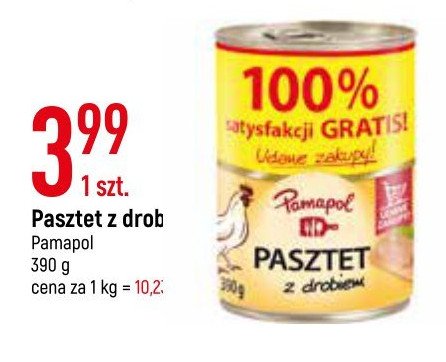 Pasztet z drobiem Pamapol promocja