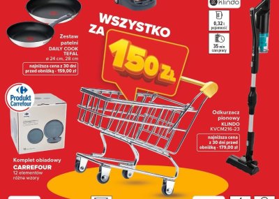 Zestaw patelni DAILY COOK TEFAL ø 24 cm, 28 cm promocja w Carrefour