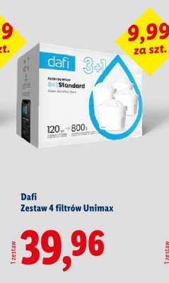 Zestaw 4 filtrów Unimax promocja w Lidl