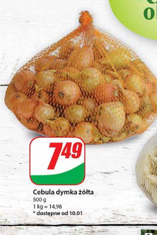 Cebula dymka żółta promocja w Dino