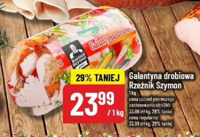 Galantyna drobiowa Rzeźnik Szymon promocja w POLOmarket