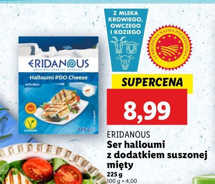 Ser halloumi Eridanous promocja