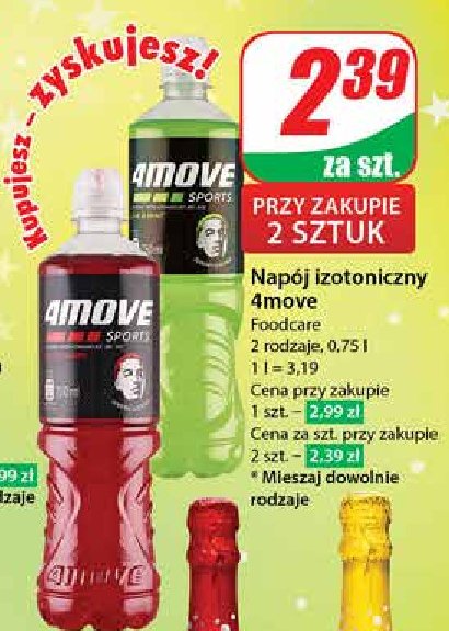 Nap贸j izotoniczny appla & kiwi 4move sports promocja