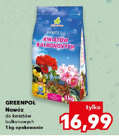 Nawoz do kwiatów balkonowych GREEN POL promocja w Kaufland