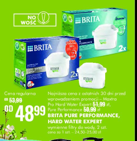 Wkład filtrujący hard water expert Brita maxtra promocja w Super-Pharm