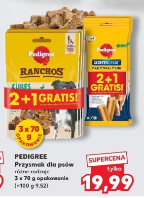 Przysmak dla psów Pedigree Ranchos promocja w Kaufland