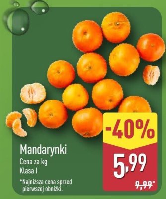 Mandarynki Carrefour promocja w Aldi