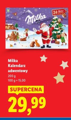 Kalendarz adwentowy  promocja w Lidl