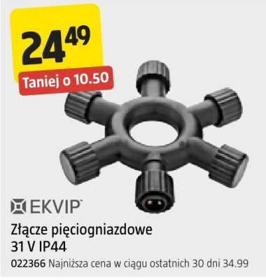 Złącze pięciogniazdowe EKVIP 31 V 1 IP44 promocja w Jula
