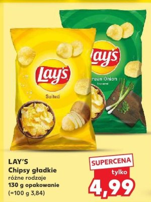Chipsy gładkie różne rodzaje promocja w Kaufland