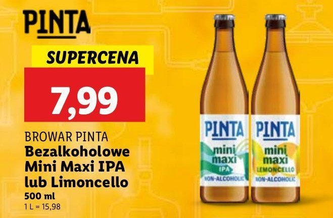 Piwo Pinta mini maxi mango promocja