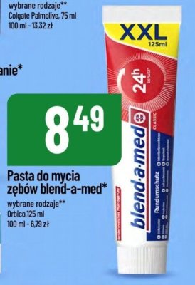 Pasta do zębów wybrane rodzaje Blend-a-med promocja w POLOmarket