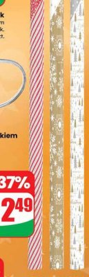 Papier prezentowy dwustronny promocja w Dino