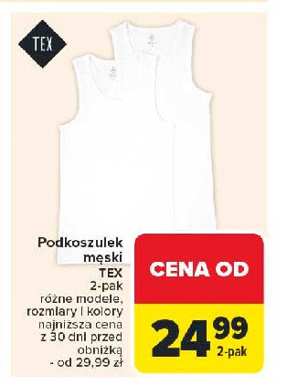 Podkoszulek m臋ski Tex promocja