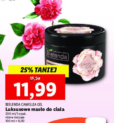 Luksusowe masło do ciała Bielenda camellia oil promocje