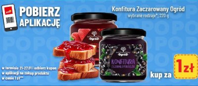 Konfitura Zaczarowany Ogród wybrane rodzaje 220 g promocja w POLOmarket