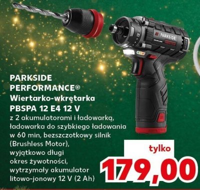 Wiertarko-wkrętarka PARKSIDE PERFORMANCE PBSPA 12 E4 12 V promocja w Kaufland