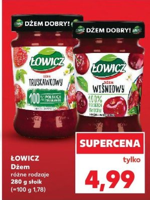 Dżem różne rodzaje promocja w Kaufland