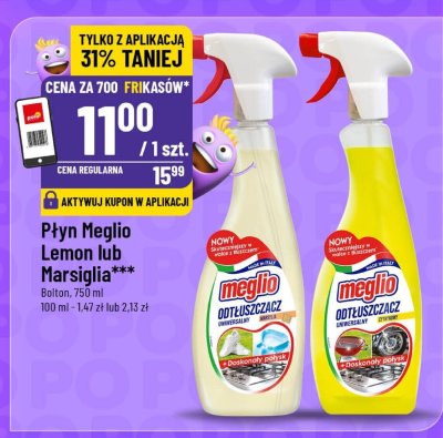 Płyn Meglio Lemon lub Marsiglia promocja w POLOmarket