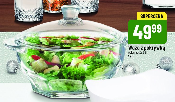 Waza z pokrywką 2.5 l promocja w POLOmarket