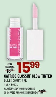 Błyszczyk Catrice Glossin' Glow Tinted promocja w Drogerie Natura