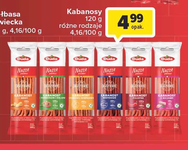Kabanosy z pomidorami i ziołami Silesia duda specialite nasze polskie! promocje