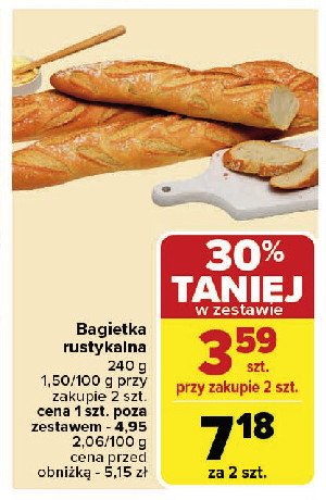 Bagietka rustykalna promocja