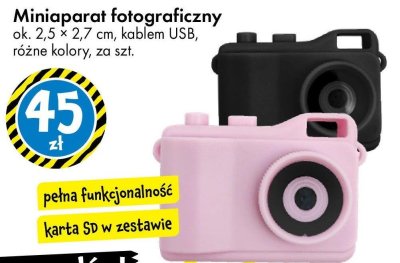 Miniaparat fotograficzny promocja w Tedi