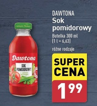 Sok pomidorowy z selerem naciowym Dawtona promocja