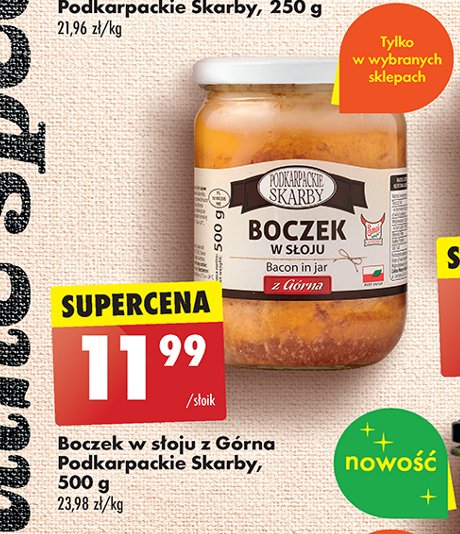 Boczek z górna Podkarpackie skarby promocja