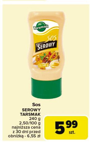 Sos serowy Tarsmak promocja