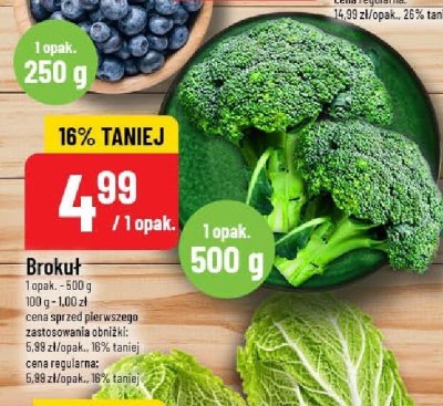 Borówki amerykańskie 1 opak. - 250 g promocja w POLOmarket