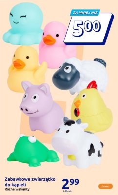 Zabawkowe zwierzątko do kąpieli - różne warianty promocja w Action