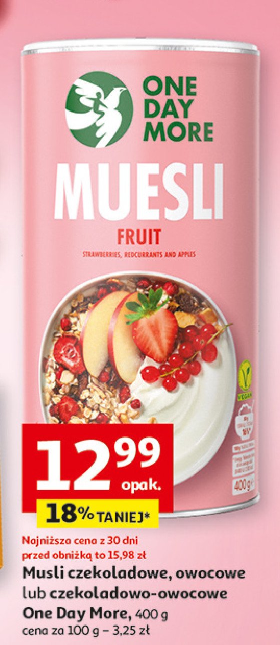 Musli od serca One day more promocja w Auchan