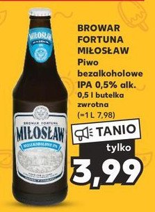 Piwo Miłosław bezalkoholowe ipa promocja